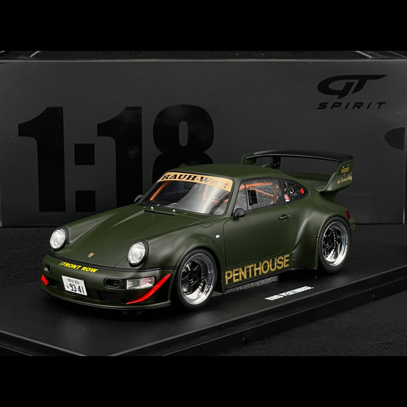 Porsche 911 RWB Type 964 Penthouse 2008 Kaki Green 1/18 GT Spirit