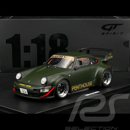 Porsche 911 RWB Type 964 Penthouse 2008 Kaki Green 1/18 GT Spirit GT559