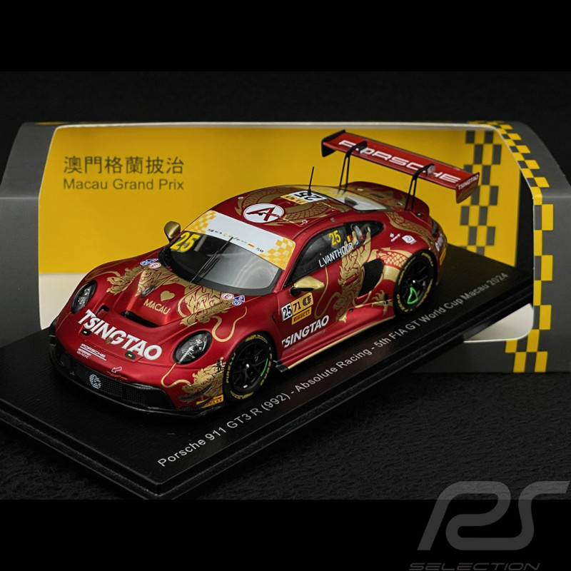 Porsche 911 GT3 R Type 992 n° 25 5th FIA GT World Cup Macau 2024 1/43 Spark SA296