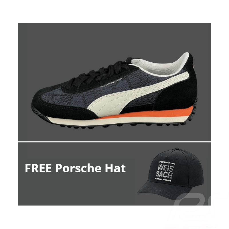 Set von 2 Porsche Schuhe Easy Rider Puma + Porsche Cap Schwarz