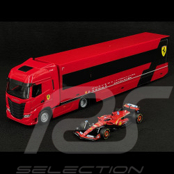 Charles Leclerc Ferrari SF24 n° 16 Mit LKW Iveco S-Way 570 F1 2024 1/43 Bburago 36867