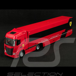 Charles Leclerc Ferrari SF24 n° 16 With Truck Iveco S-Way 570 F1 2024 1/43 Bburago 36867
