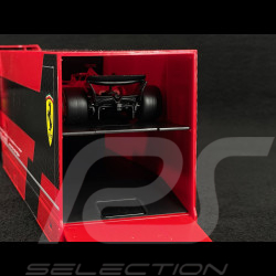 Charles Leclerc Ferrari SF24 n° 16 Mit LKW Iveco S-Way 570 F1 2024 1/43 Bburago 36867
