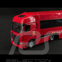 Charles Leclerc Ferrari SF24 n° 16 Avec Camion Iveco S-Way 570 F1 2024 1/43 Bburago 36867