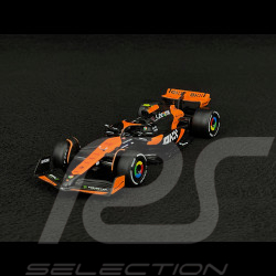 Lando Norris McLaren MCL38 n° 4 Mit LKW Mercedes-Benz Actros 2 F1 2024 1/43 Bburago 38401