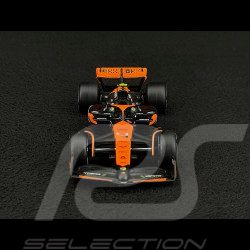 Lando Norris McLaren MCL38 n° 4 Avec Camion Mercedes-Benz Actros 2 F1 2024 1/43 Bburago 38401