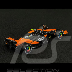 Lando Norris McLaren MCL38 n° 4 Mit LKW Mercedes-Benz Actros 2 F1 2024 1/43 Bburago 38401