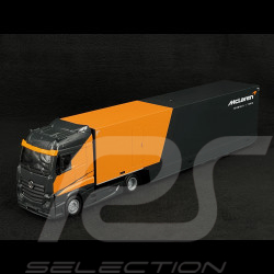 Lando Norris McLaren MCL38 n° 4 With Truck Mercedes-Benz Actros 2 F1 2024 1/43 Bburago 38401