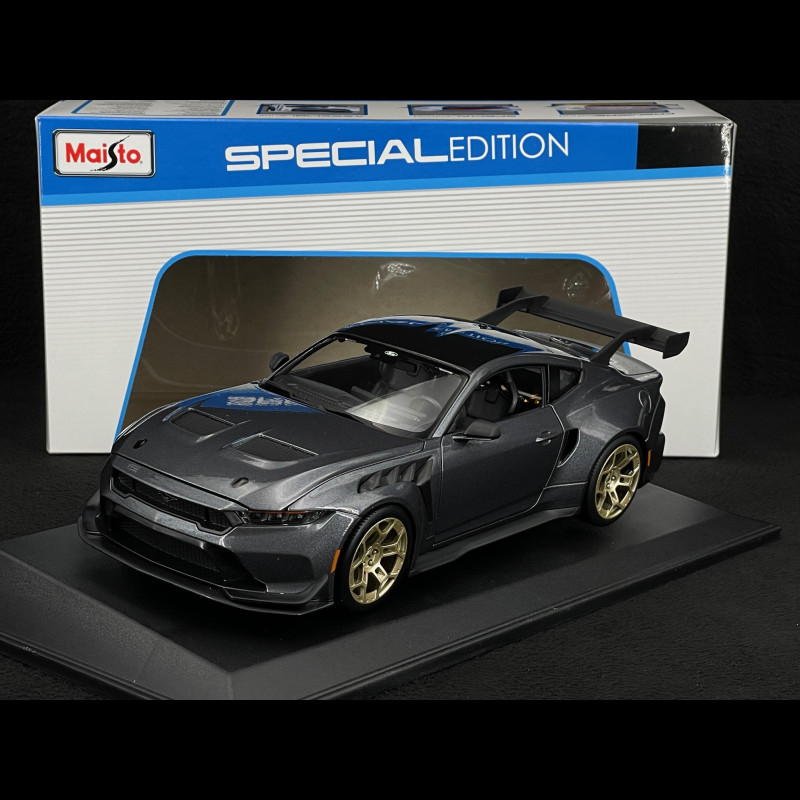 Ford Mustang Gtd 2025 Maisto Special Edition a Escala 1:18 Gris Coleccionable Ford Mustang Gtd 2025 Maisto Special Edition a Escala 1:18 Gris Coleccionable