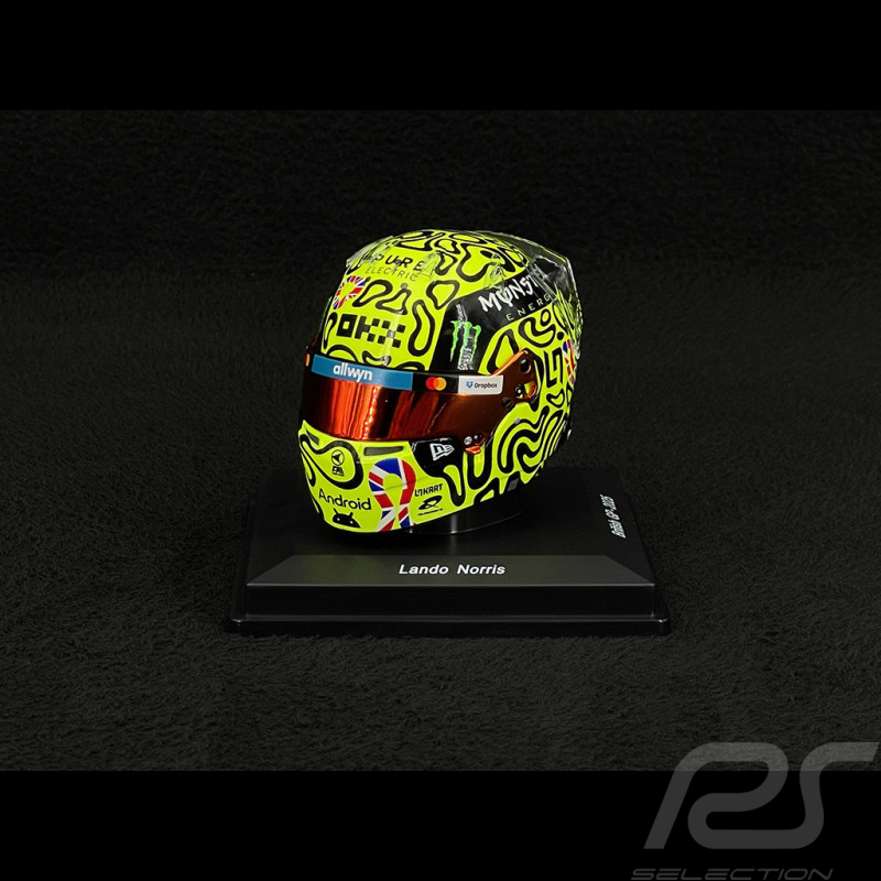 McLaren Helmet Lando Norris n° 14 Winner British GP 2025 F1 1/5 Spark 5HF217