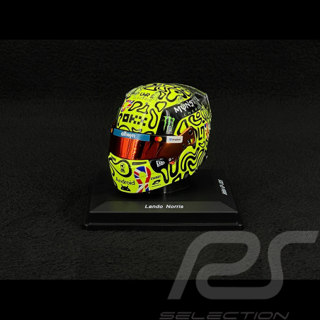 McLaren-Helm Lando Norris n° 14 Sieger GP Großbritannien 2025 F1 1/5 Spark 5HF217