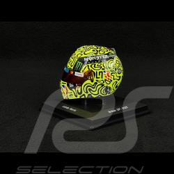 Casque McLaren Lando Norris n° 14 Vainqueur GP Grande-Bretagne 2025 F1 1/5 Spark 5HF217