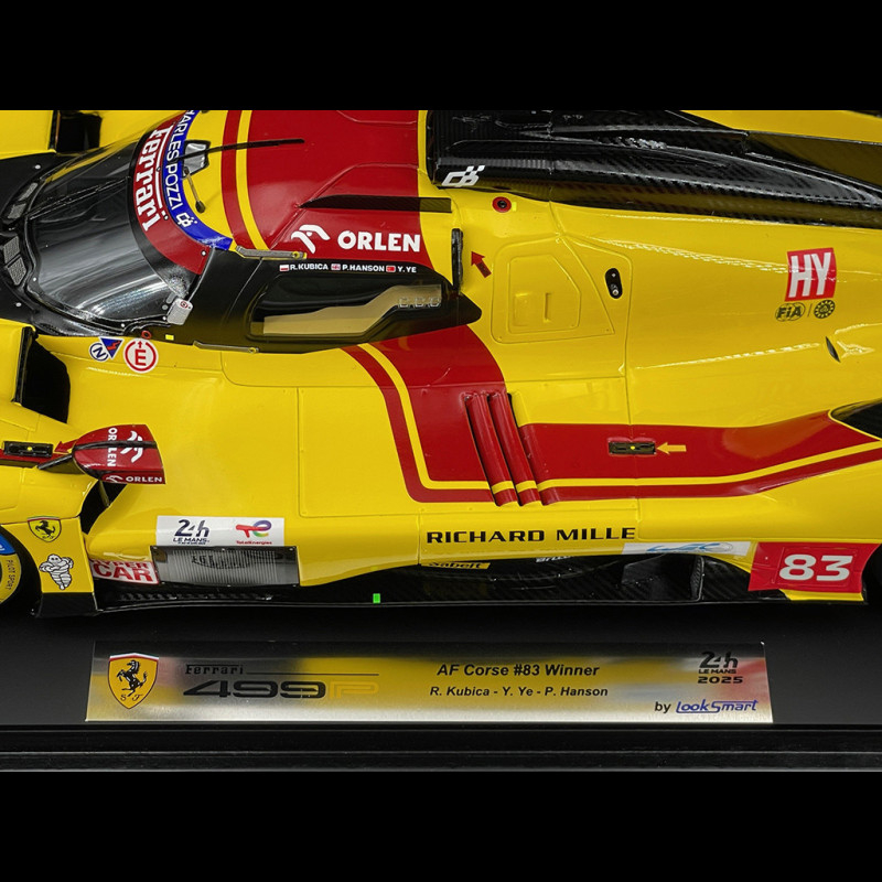 Ferrari 499P n° 83 Winner 24h Le Mans 2025 1/18 Looksmart LS18LM053
