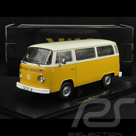 Volkswagen Combi T2 Bus 1972 Jaune / Blanc 1/18 KK Scale KKDC181361