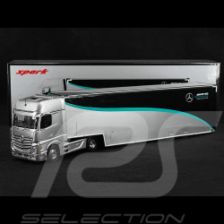 Camion Mercedes-AMG Actros F1 2023 Gris / Noir 1/43 Spark S8599