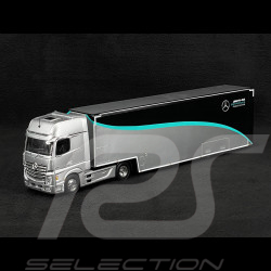 Camion Mercedes-AMG Actros F1 2023 Gris / Noir 1/43 Spark S8599
