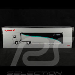 Camion Mercedes-AMG Actros F1 2023 Gris / Noir 1/43 Spark S8599