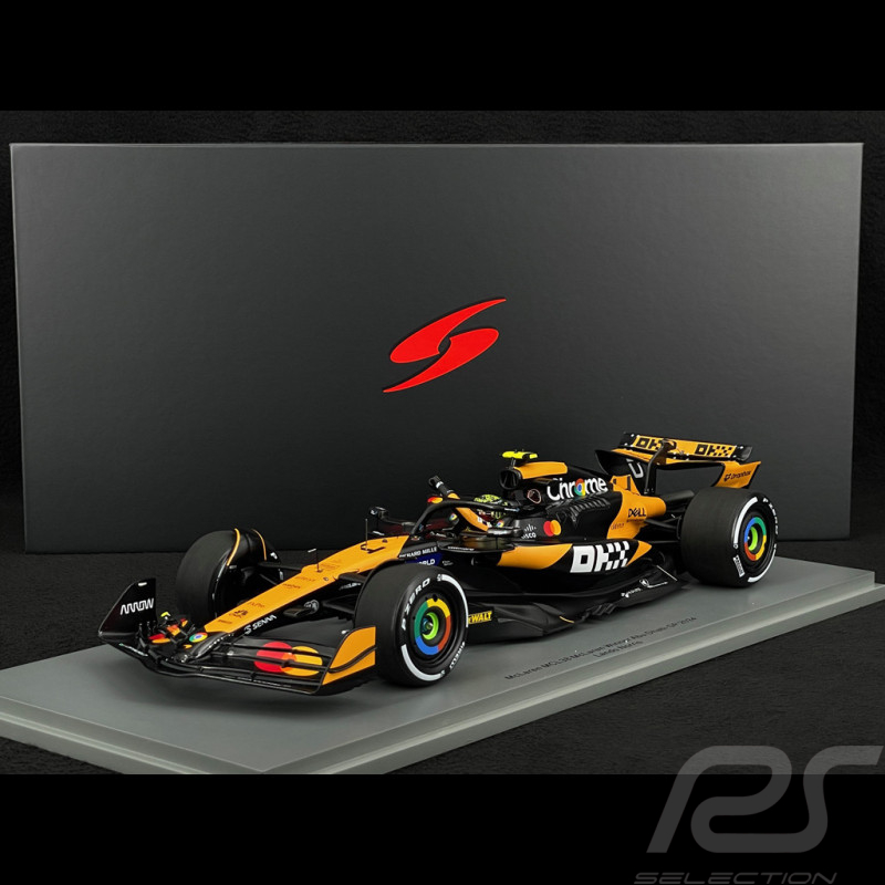 Lando Norris McLaren MCL38 n° 4 Winner Abu Dhabi GP 2024 F1 1/18 Spark 18S665