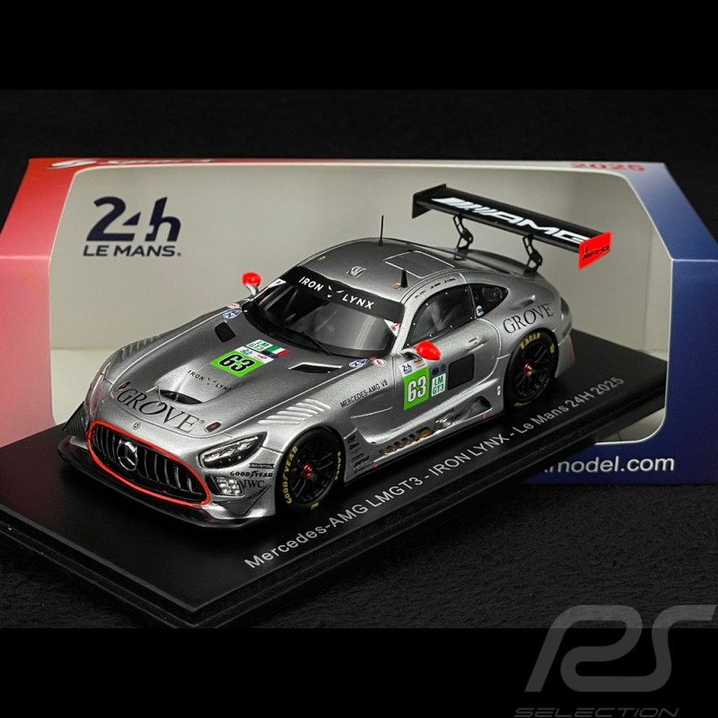 Mercedes-AMG GT3 Evo n° 63 24h Le Mans 2025 1/43 Spark S9298