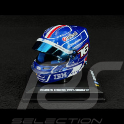 Charles Leclerc Helmet n° 16 Miami GP 2025 1/5 Looksmart LSHEL014