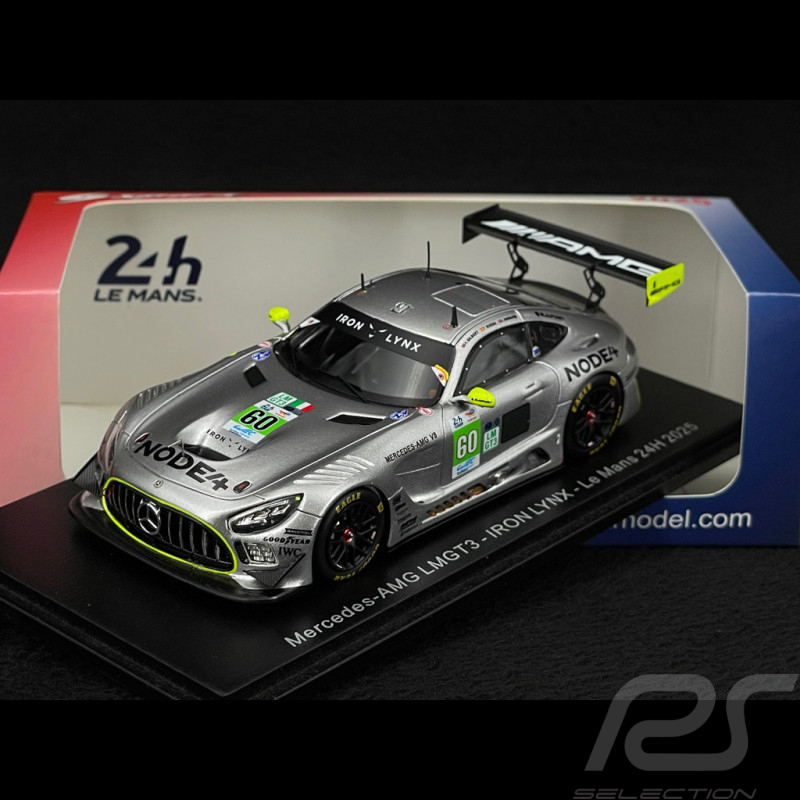Mercedes-AMG GT3 Evo n° 60 24h Le Mans 2025 1/43 Spark S9296