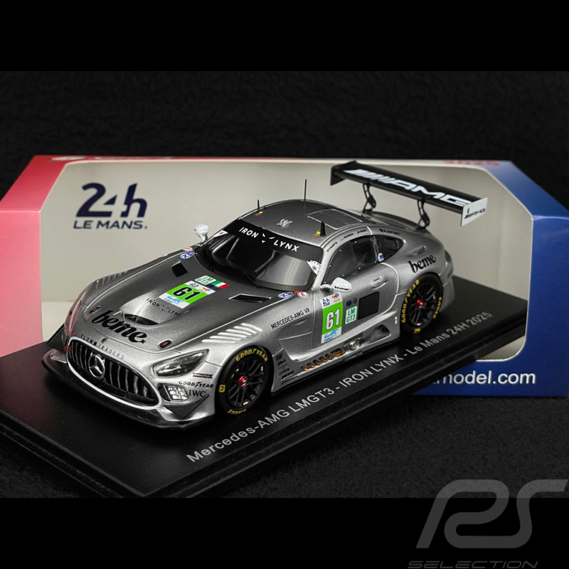 Mercedes-AMG GT3 Evo n° 61 24h Le Mans 2025 1/43 Spark S9297