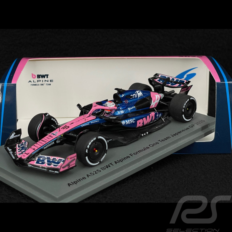 Pierre Gasly Alpine A525 n° 10 GP Japon 2025 F1 1/43 Spark S9584