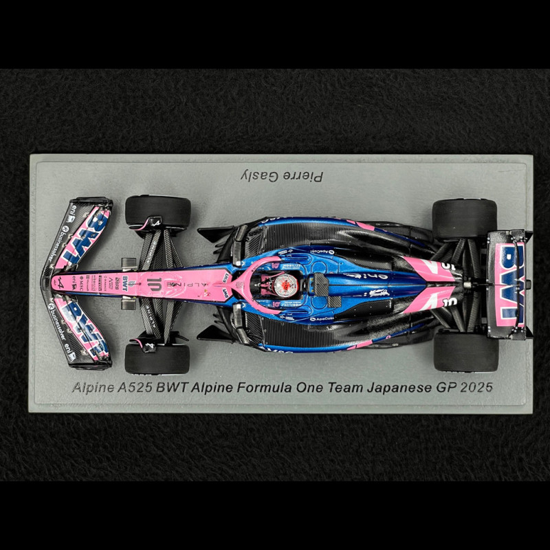 Pierre Gasly Alpine A525 n° 10 Japanese GP 2025 F1 1/43 Spark S9584
