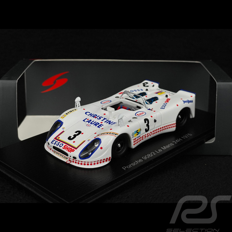 Porsche 908/2 K Flunder n° 3 24h Le Mans 1975 1/43 Spark S9799