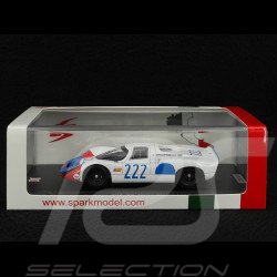 Porsche 907 n° 222 4. Targa Florio 1968 1/43 Spark SI038