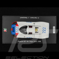 Porsche 907 n° 222 4th Targa Florio 1968 1/43 Spark SI038