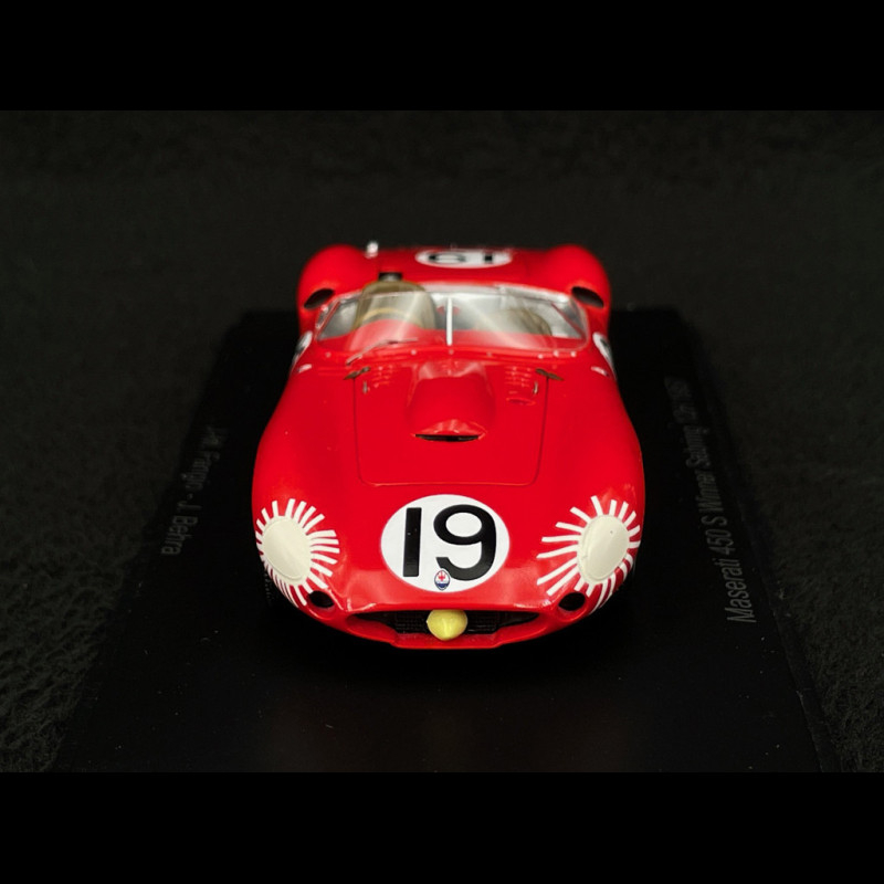 Maserati 450S n° 19 Winner 12h Sebring 1957 1/43 Spark 43SE57