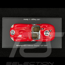 Maserati 450S n° 19 Winner 12h Sebring 1957 1/43 Spark 43SE57