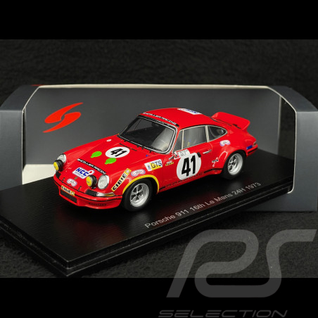 Porsche 911 Carrera RSR 2.8 n° 41 16. 24h Le Mans 1973 1/43 Spark S9783
