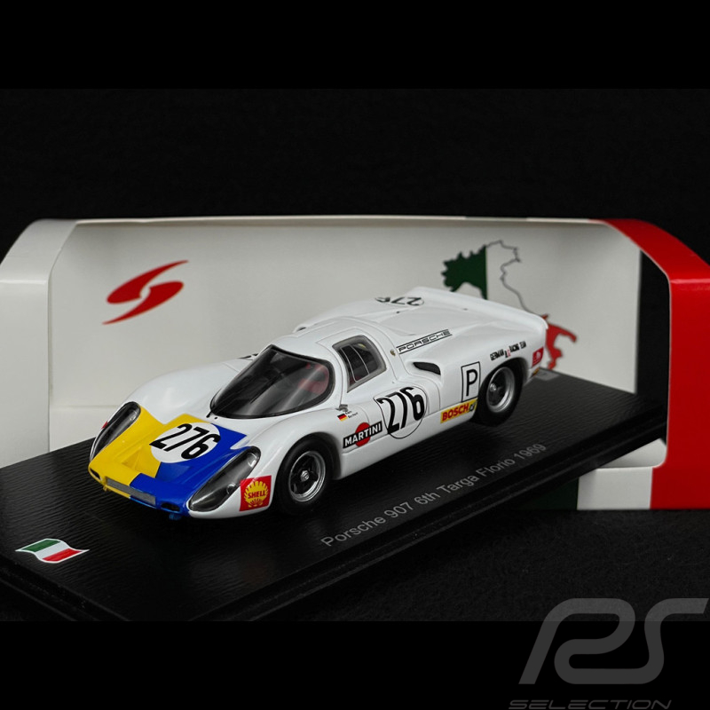 Porsche 907 n° 276 6. Targa Florio 1969 1/43 Spark SI039