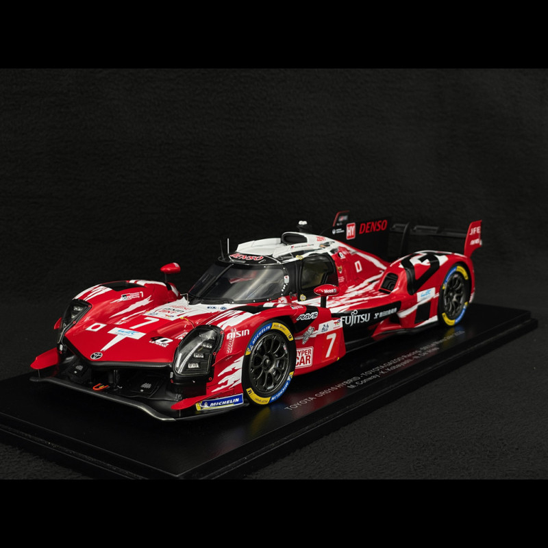 Toyota GR010 Hybrid n° 7 5th 24h Le Mans 2025 1/18 Spark 18S1055