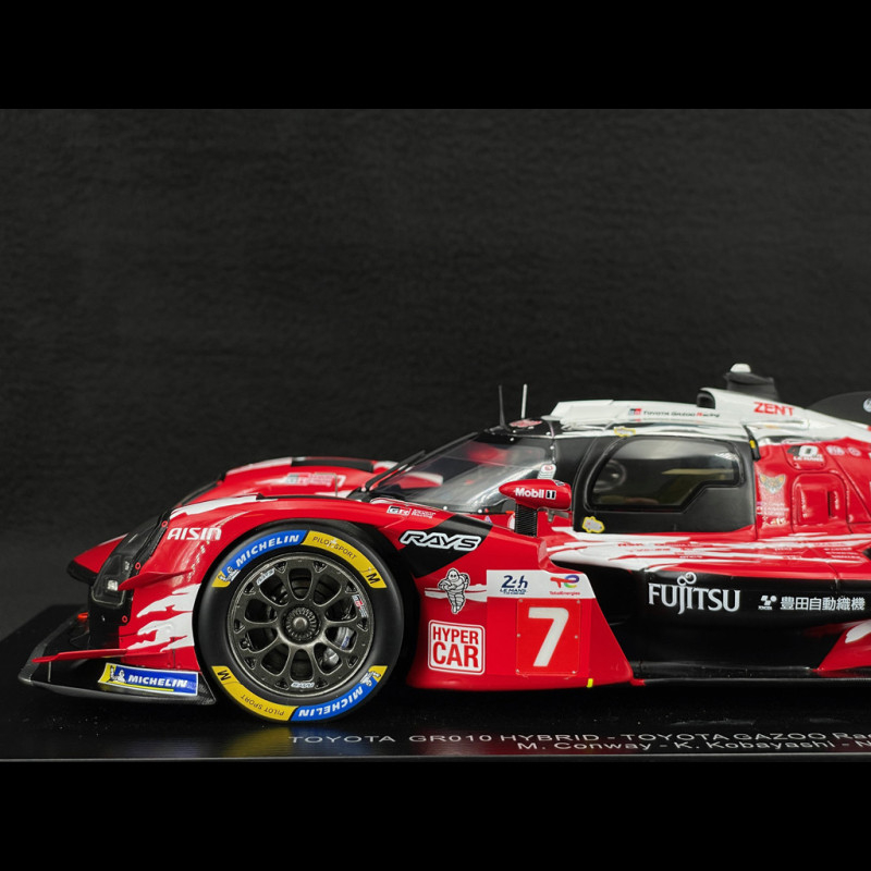 GR010 2025 1/18 spark スパーク ミニカー Spark - 1:18 Toyota GR010 Hybrid No.7 Gazoo Racing 5th Place 2025