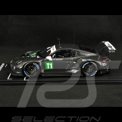 Porsche 911 RSR Type 991 n° T1 Voiture D'Essai 24h Le Mans 2023 Noir 1/18 Ixo LEGT18-23010
