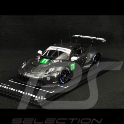 Porsche 911 RSR Type 991 n° T1 Voiture D'Essai 24h Le Mans 2023 Noir 1/18 Ixo LEGT18-23010