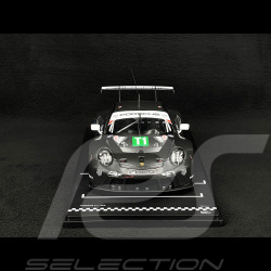 Porsche 911 RSR Type 991 n° T1 Voiture D'Essai 24h Le Mans 2023 Noir 1/18 Ixo LEGT18-23010