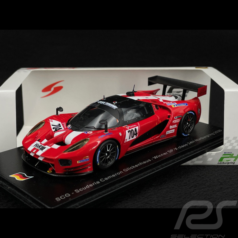 Glickenhaus SCG n° 704 Vainqueur SP-X 24h Nurburgring 2020 1/43 Spark SG693