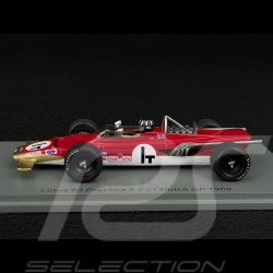 Graham Hill Lotus 63 Practice 63-01 n° 1T GP Pays-Bas 1969 1/43 Spark S6350