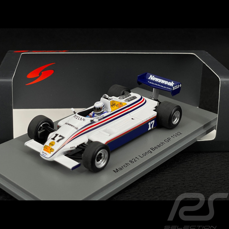 Jochen Mass March Ford 821 n° 17 Long Beach GP 1982 1/43 Spark S7174