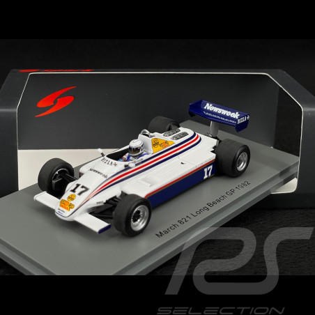 Jochen Mass March Ford 821 n° 17 Long Beach GP 1982 1/43 Spark S7174