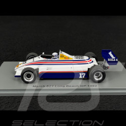 Jochen Mass March Ford 821 n° 17 GP Long Beach 1982 1/43 Spark S7174