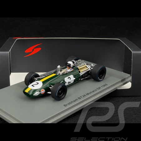 Jack Brabham Brabham BT26 n° 2 Monaco GP 1968 F1 1/43 Spark S8310