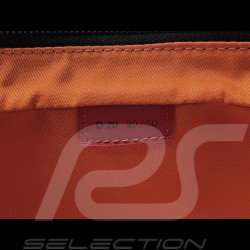 Sac À Main n° 20 en Cuir Made In Italy Bleu Clair / Orange