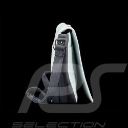 Sac Gulf Racing à Bandoulière en Cuir Silvertsone Bleu Clair GU252ACM02-125