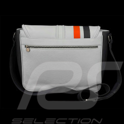 Gulf Umhängetasche Racing aus Leder Silvertsone Hellblau GU252ACM02-125