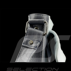 Sac Gulf Racing à Bandoulière en Cuir Silvertsone Bleu Clair GU252ACM02-125